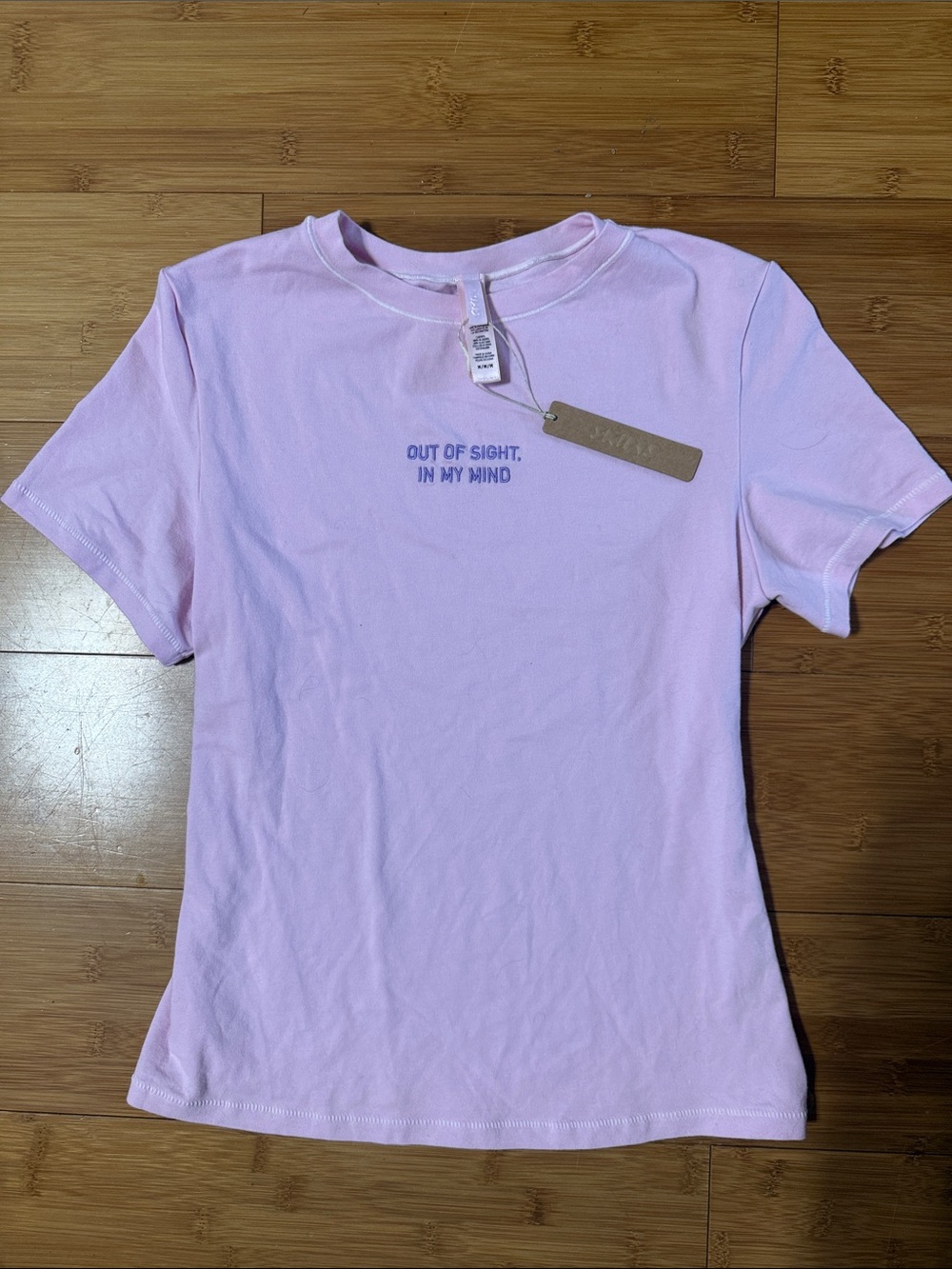 SKIMS 2025 Valentine Collection Light Pink Crewneck Graphic Tee
